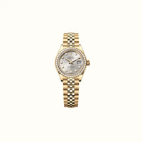 Datejust 28mm 279138RBR Silver Diamond Dial