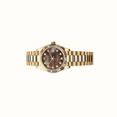 Datejust 31mm 278278 Chocolate Pearl Diamond Dial