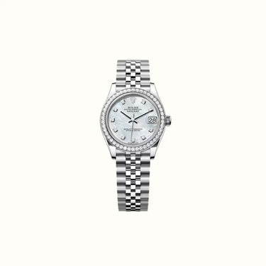 Datejust 31mm 278384RBR White Pearl Diamond Dial