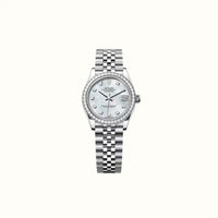 Datejust 31mm 278384RBR White Pearl Diamond Dial