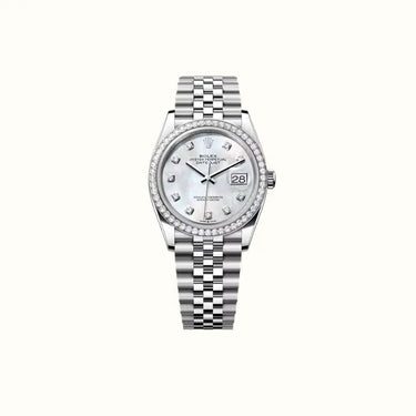 Datejust 36mm 126284RBR White Pearl Diamond Dial