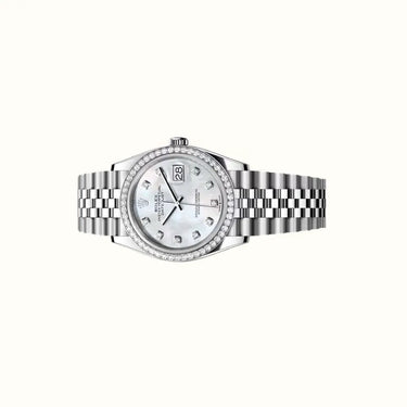 Datejust 36mm 126284RBR White Pearl Diamond Dial