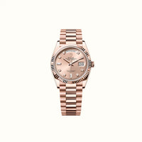 Day-Date 36mm 128235 Pink Dial