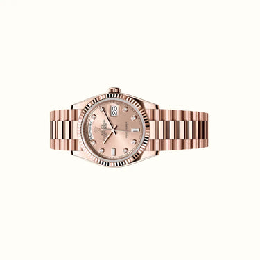Day-Date 36mm 128235 Pink Dial