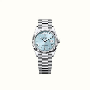 Day-Date 36mm 128236 Ice Blue Dial