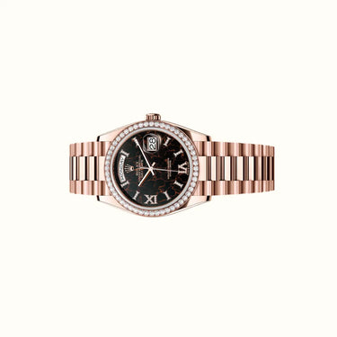 Day-Date 36mm 128345RBR Eisenkiesel Dial