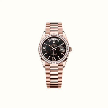 Day-Date 36mm 128345RBR Eisenkiesel Dial