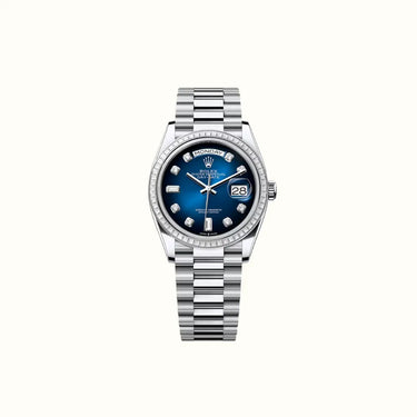 Day-Date 36mm 128396TBR Blue Dial