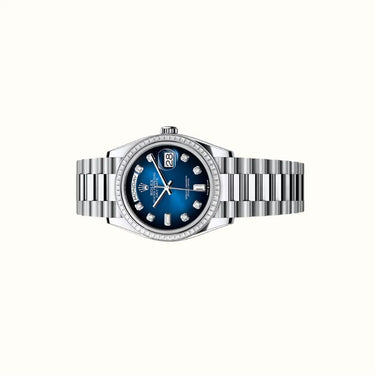 Day-Date 36mm 128396TBR Blue Dial