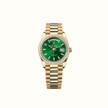 Day-Date 36mm 128398TBR Green Dial