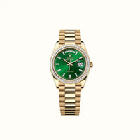 Day-Date 36mm 128398TBR Green Dial