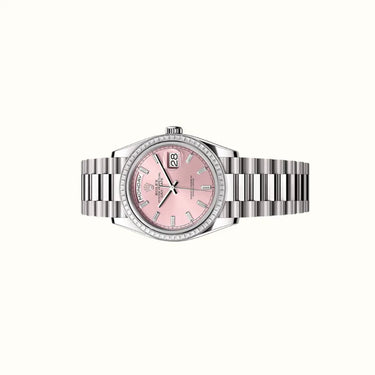 Day-Date 36mm 128399TBR Pink Dial