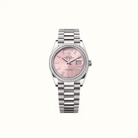 Day-Date 36mm 128399TBR Pink Dial