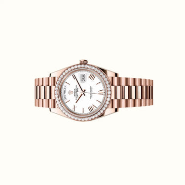 Day-Date 40mm 228345RBR White Dial