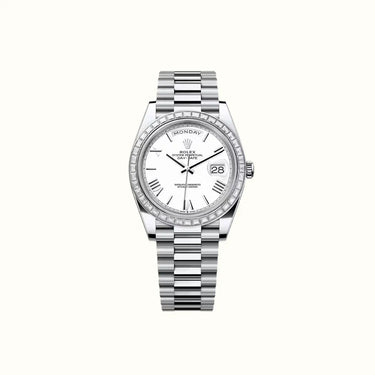 Day-Date 40mm 228396TBR White Dial