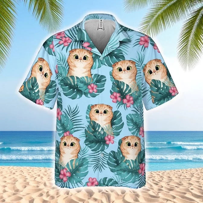 Paws &amp; Sunshine  - Custom Hawaiian Shirt  - Perfect Gift for Dad, For Pet Owners, Pet Lovers