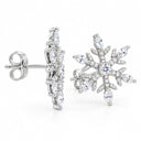 Eirwen Snowflake Stud Earrings