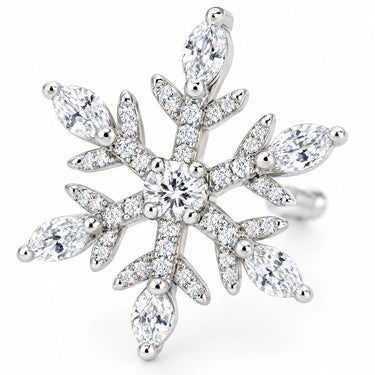 Eirwen Snowflake Stud Earrings