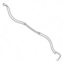 Elara Double Strand Pave Bar Bracelet