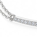 Elara Double Strand Pave Bar Bracelet