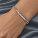 Elara Double Strand Pave Bar Bracelet