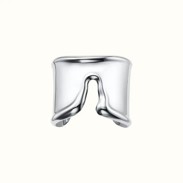 Elsa Peretti White Open Wide Cuff Bracelet