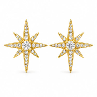 Estelle North Star Stud Earrings
