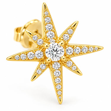 Estelle North Star Stud Earrings
