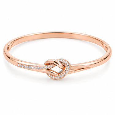 Eterna Love Knot Bangle Bracelet