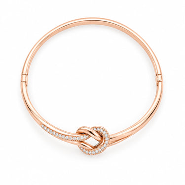 Eterna Love Knot Bangle Bracelet