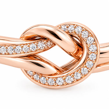 Eterna Love Knot Bangle Bracelet