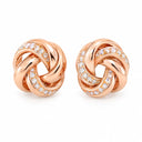 Eterna Love Knot Stud Earrings