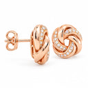 Eterna Love Knot Stud Earrings