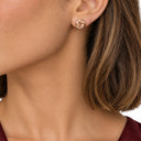 Eterna Love Knot Stud Earrings