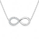 Eterna Sideways Infinity Necklace