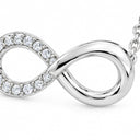 Eterna Sideways Infinity Necklace