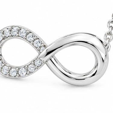 Eterna Sideways Infinity Necklace