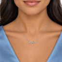 Eterna Sideways Infinity Necklace