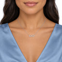 Eterna Sideways Infinity Necklace