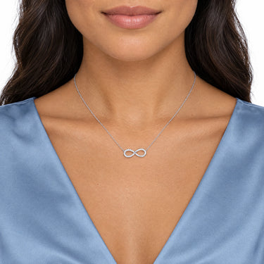 Eterna Sideways Infinity Necklace
