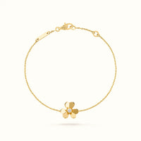 Frivole Yellow Center Stone Flower Bracelet