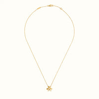 Frivole Yellow Gold Flower Pendant Necklace