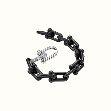 HardWear Black Pavé Ball Link Chain Bracelet