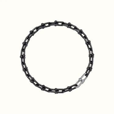 HardWear Black Pavé Ball Link Chain Necklace