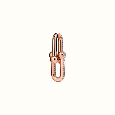 HardWear Rose Full Pavé Ball Link Drop Earrings