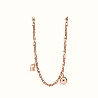 HardWear Lock Ball Charm Chain Necklace