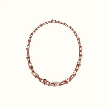 HardWear Rose Pavé Ball Link Chain Necklace