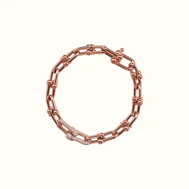 HardWear Rose Pavé Ball Link Chain Bracelet