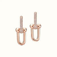 HardWear Rose Pavé Ball Link Drop Earrings