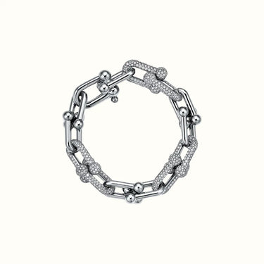 HardWear Full Pavé Ball Link Chain Bracelet